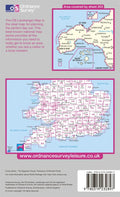 OS Landranger Map of Land's End & Isles of Scilly (OLR203) Back Cover