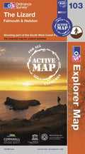 OS Explorer Map of The Lizard (OL103) Active Front Cover