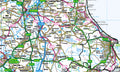 County Durham County Map Detail