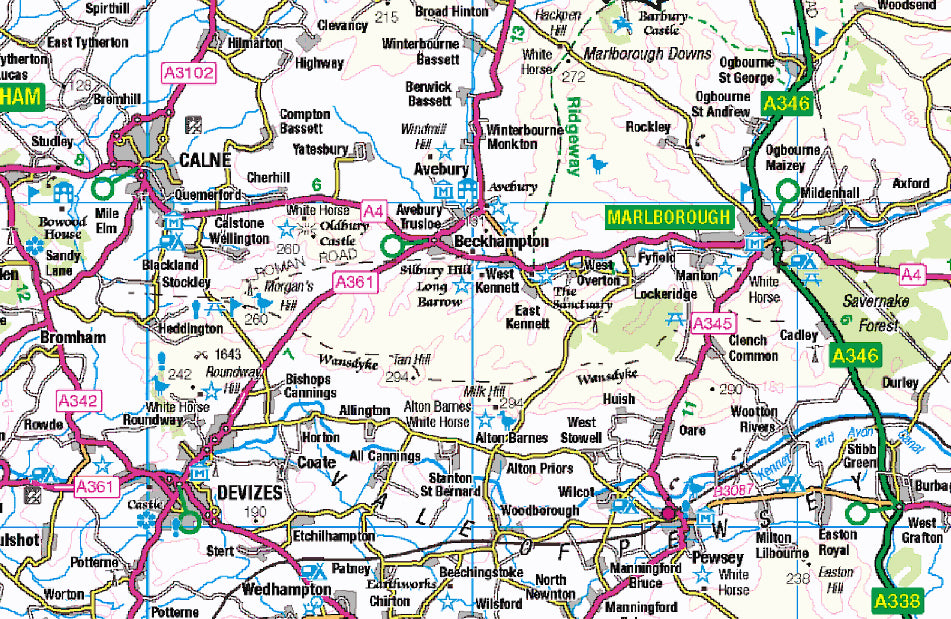 Wiltshire County Map (2021) Map Logic