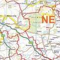 NE Postcode Map