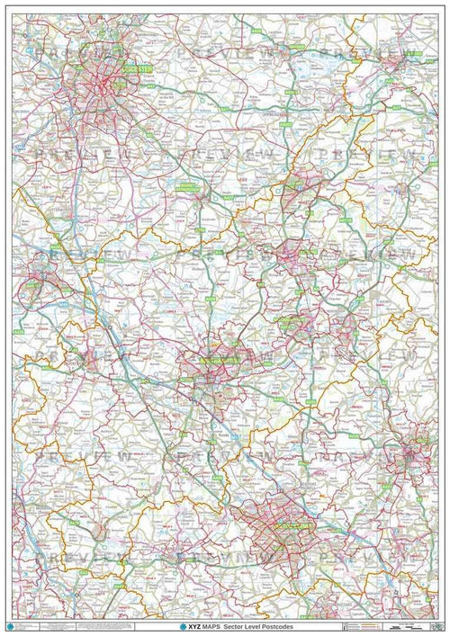 NN Postcode Map PDF or GIF Download