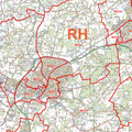 RH Postcode Map
