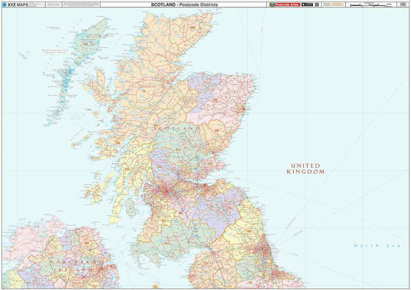 Scotland Postcode Map Sheet