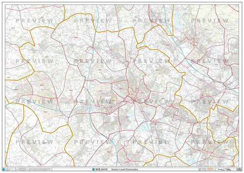 WN Postcode Map PDF or GIF Download