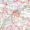 YO Postcode Map