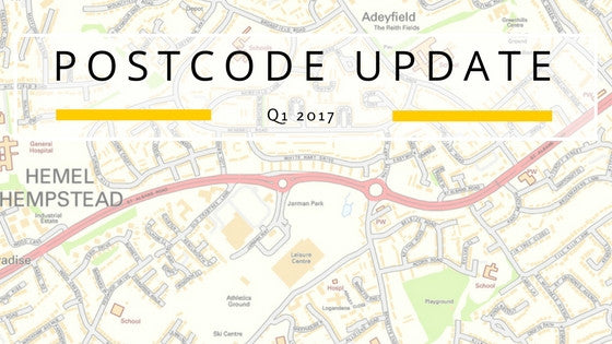 Postcode Updates, The 2017 General Election, EU Referendum Results and Ceremonial Counties