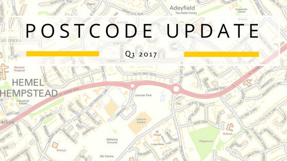 Postcode Updates, The 2017 General Election, EU Referendum Results and Ceremonial Counties