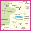 OLR125: Ordnance Survey Landranger Map of Bala & Lake Vyrnwy Area Map