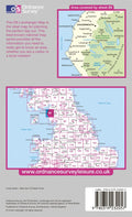 OLR089: Ordnance Survey Landranger Map of West Cumbria, Cockermouth & Wast Water Back Cover