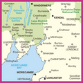 OLR097: Ordnance Survey Landranger Map of Kendal, Morecambe, Windermere & Lancaster Area Map