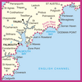 OS Landranger Map of Truro & Falmouth (OLR204) Area Map