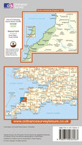 OS Explorer Map of Bude, Boscastle & Tintagel (OL111) Back Cover