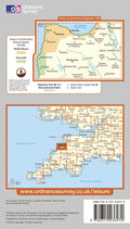 OS Explorer Map of Clovelly & Hartland (OL126) Back Cover