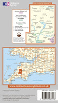 OS Explorer Map of Launceston & Holsworthy (OL112) Back Cover
