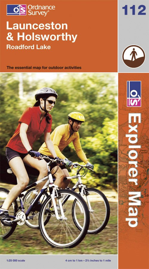 OS Explorer Map of Launceston & Holsworthy (OL112) Paper Front Cover
