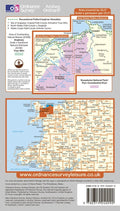 OL17: Ordnance Survey Explorer Map of Snowdon and the Conwy Valley Back Cover