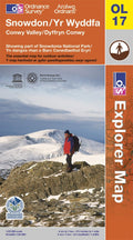 OL17: Ordnance Survey Explorer Map of Snowdon and the Conwy Valley Front Cover