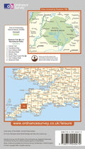 OS Explorer Map of Bodmin Moor (OL109) Back Cover