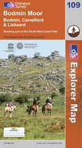 OS Explorer Map of Bodmin Moor (OL109) Paper Front Cover