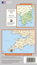 OS Explorer Map of The Lizard (OL103) Back Cover