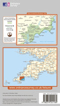 OS Explorer Map of Falmouth & Mevagissey (OL105) Back Cover