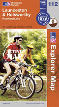 OS Explorer Map of Launceston & Holsworthy (OL112) Active Front Cover
