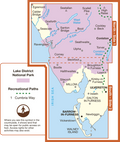 OL06: Ordnance Survey Explorer Map of the English Lake District (South West) Area Map