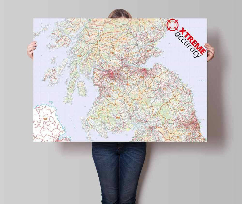 South Scotland Postcode District Map (D5) – Map Logic