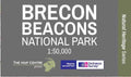 The Brecon Beacons National Park Wall Map Title Panel