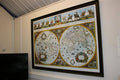Wall mounted Blaeu Antique World Map