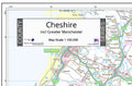 Cheshire County Map Detail