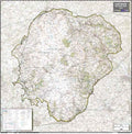 Dartmoor National Park Wall Map