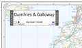 A closer look at the Dumfries and Galloway County Wall Map