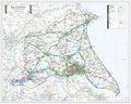 Map of East Yorkshire County