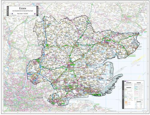 Map of Essex County