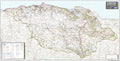 Exmoor National Park Wall Map (113 x 60cm)