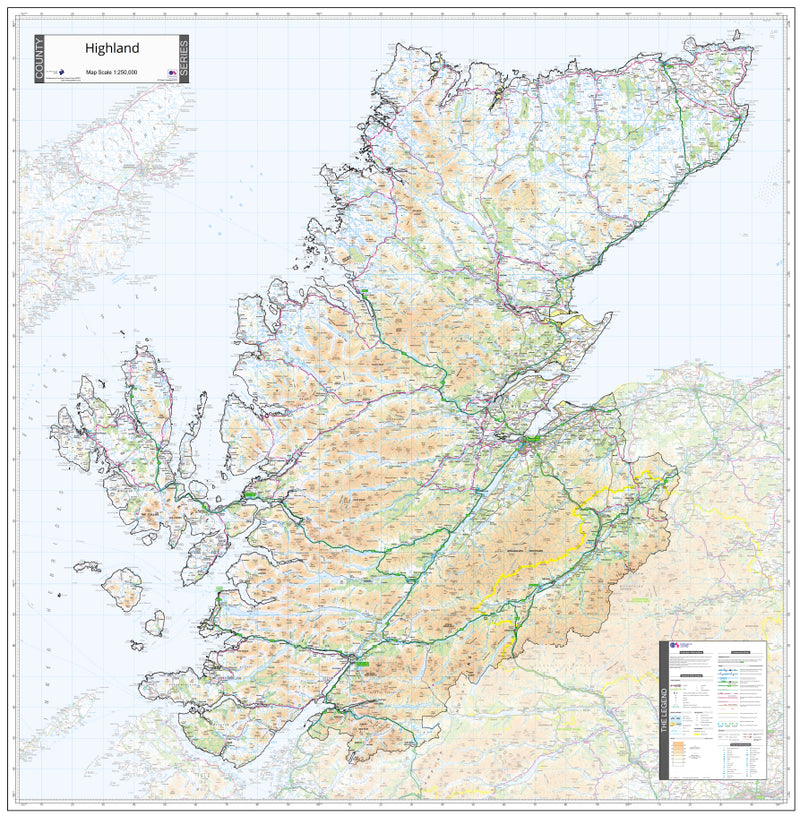 Map of The Highlands Counties