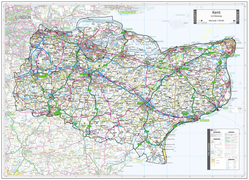 Map of Kent County