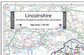 Map of Lincolnshire County