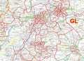 A closer look at the The Severn Estuary Area Postcode map