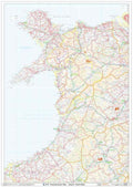 North Wales Postcode Map Sheet