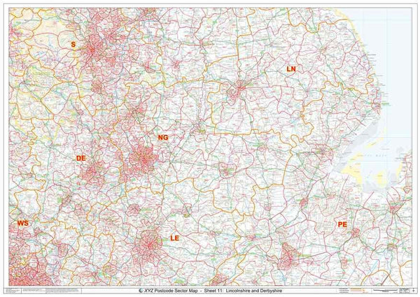 SN Postcode Map for the Swindon Postcode Area GIF or PDF Download – Map ...