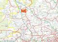 North East England Postcode Map Sheet