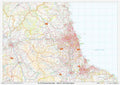 North East England Postcode Map Sheet