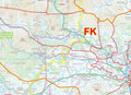 A closer look at the Central West Scotland Postcode map sheet