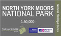 North Yorkshire Moors National Park Wall Map Title Panel