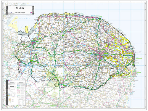 Map of Norfolk County