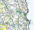 Map of Northumberland County