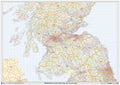 Great Britain Postcode District Wall Map Pack – Map Logic